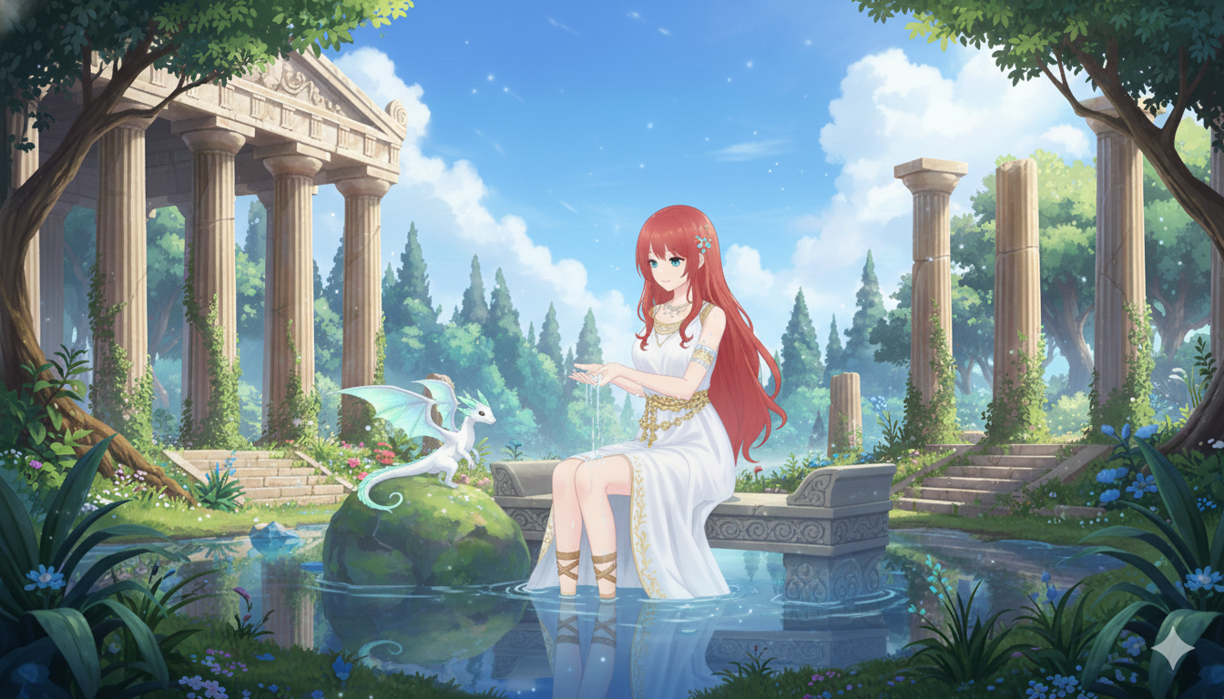 Athena controlling nature