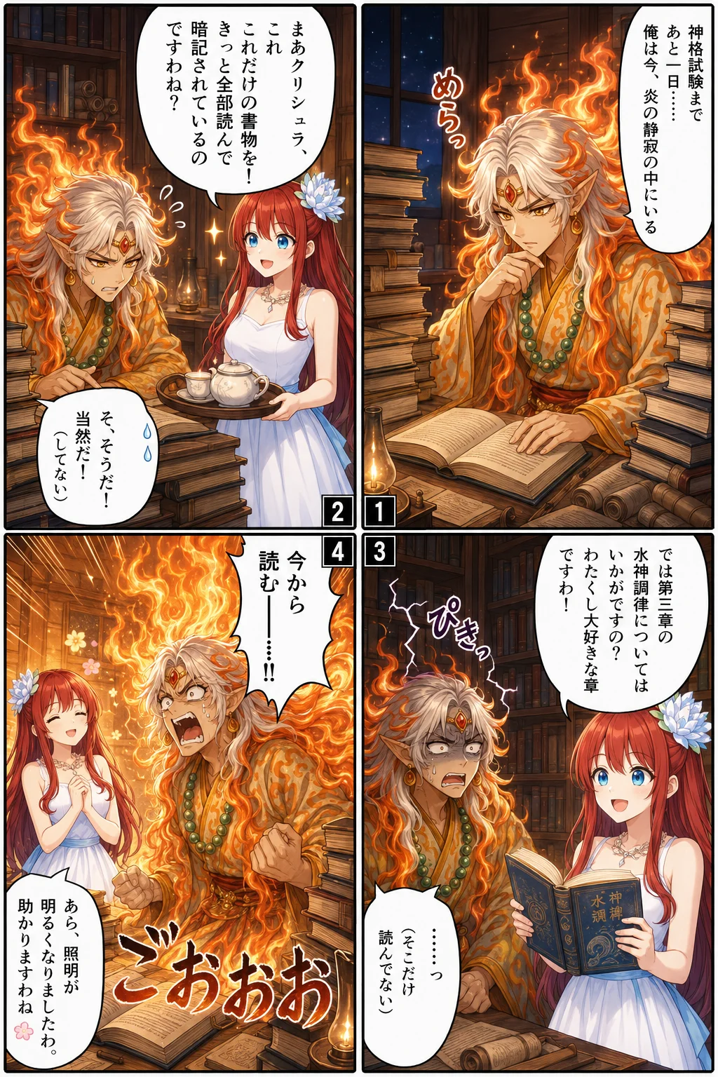 クリシュラの試験勉強