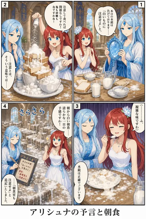 アリシュナの予言と朝食