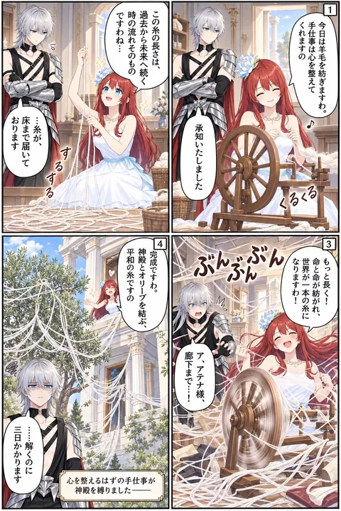 羊毛紡ぎの詩情