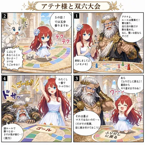 アテナ様と双六大会
