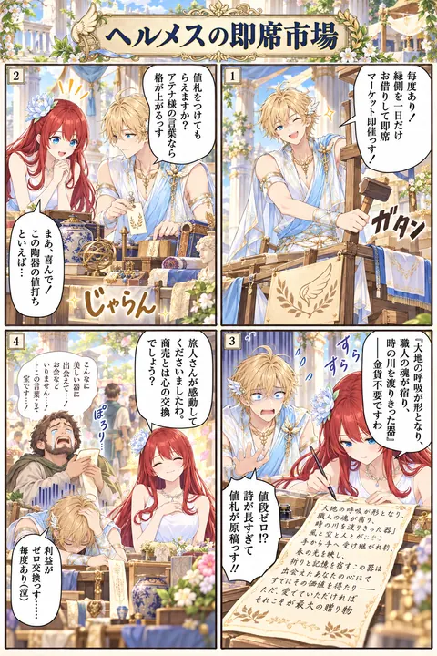 ヘルメスの即席市場