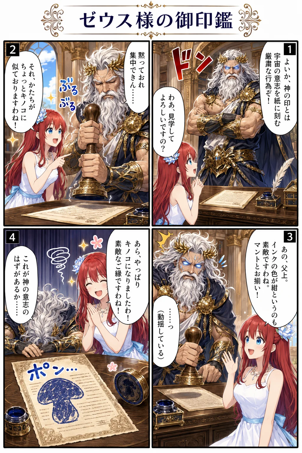 ゼウス様の御印鑑