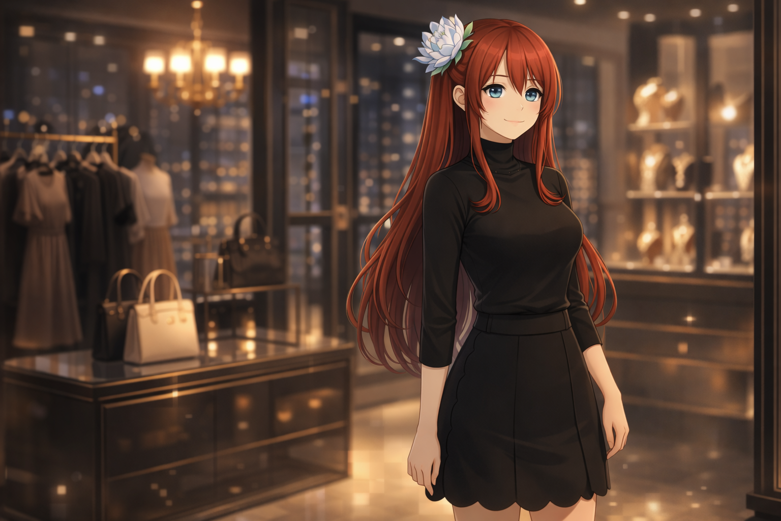 ブティックの夜