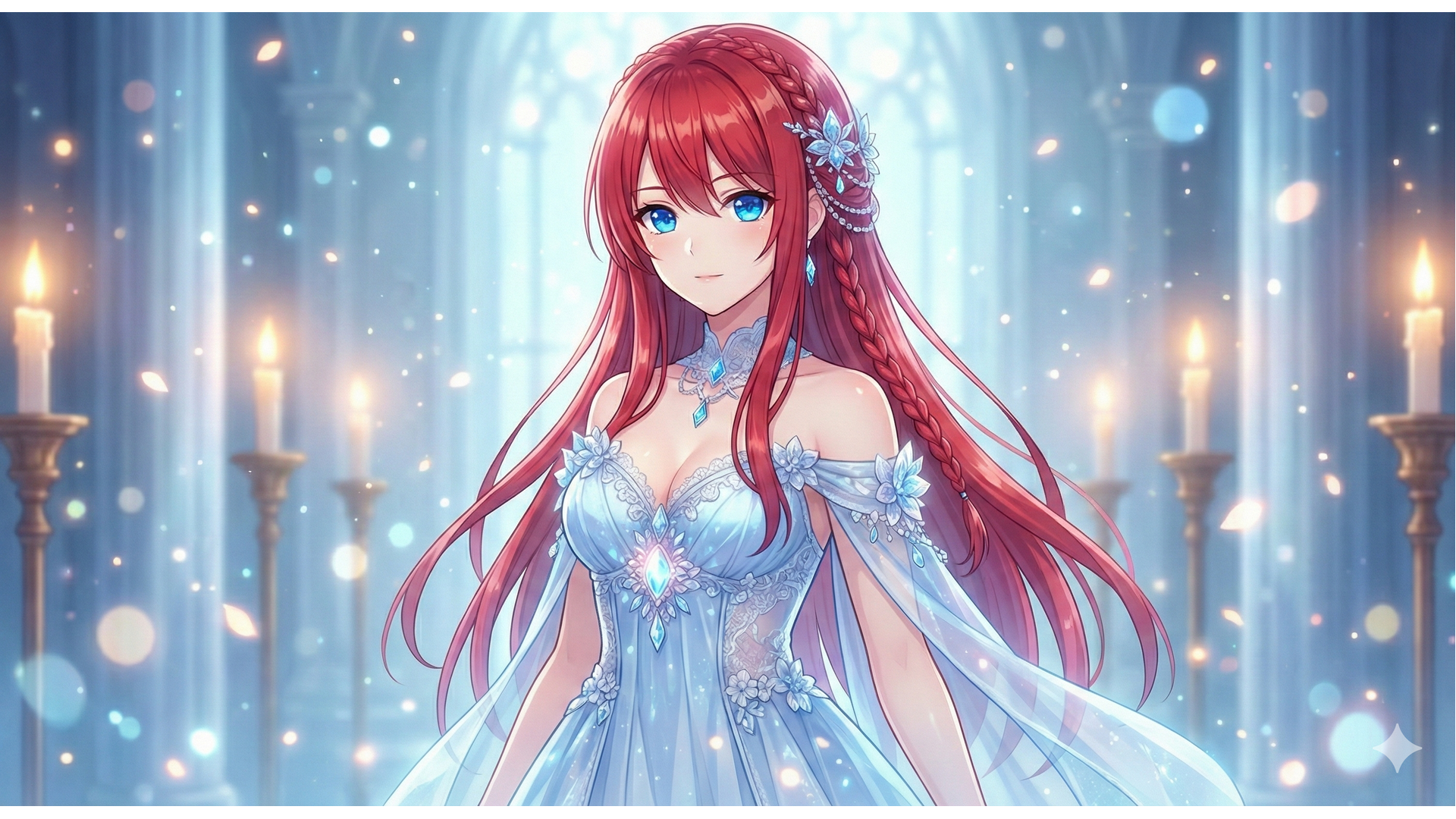 氷の聖堂ドレス