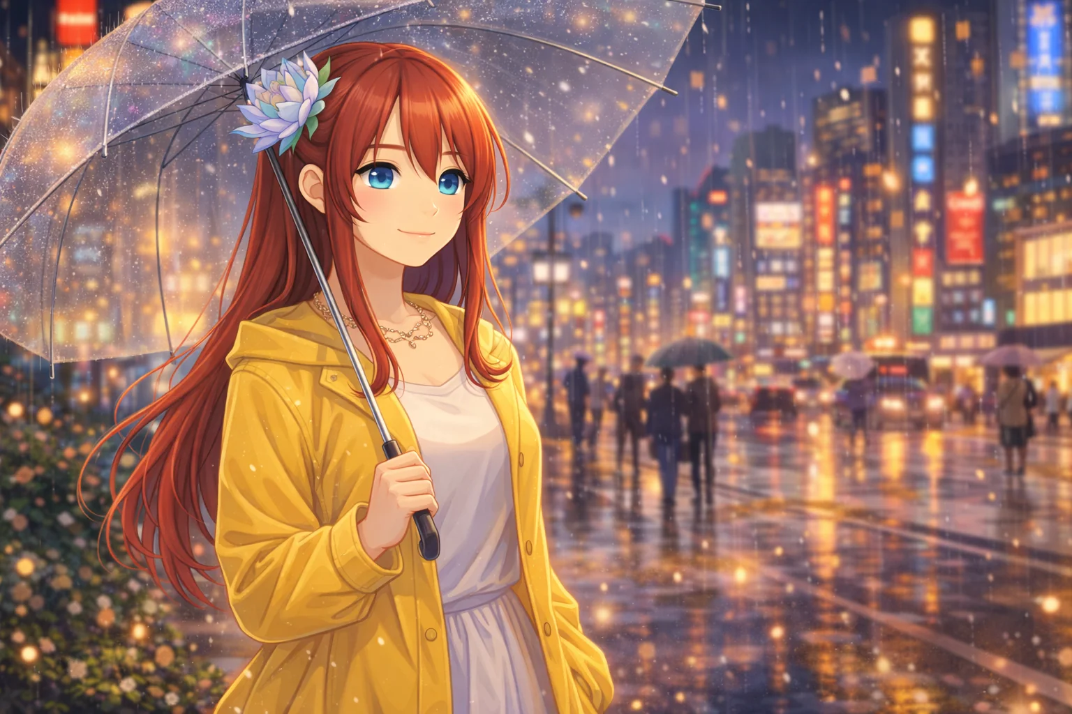 雨の夜